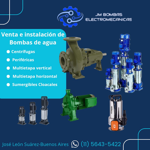 Reparación Y Mantenimiento De Bombas De Agua.