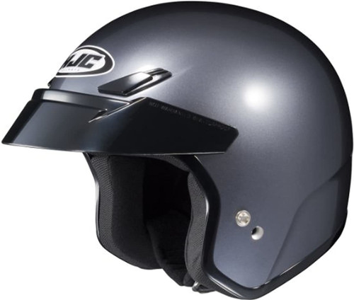 Casco De Moto Talla Xl, Color Gris-negro, Hjc Helmets