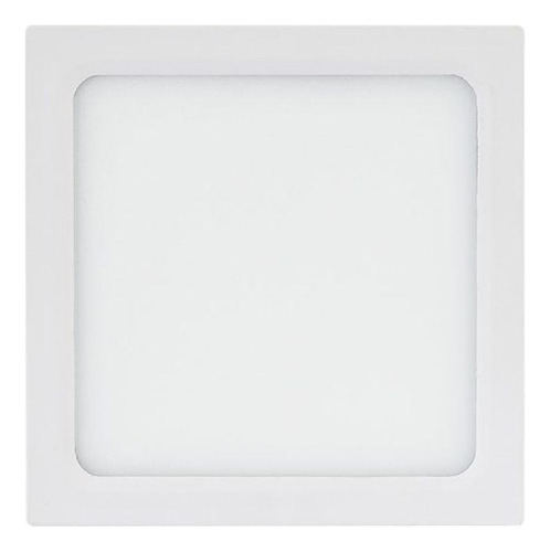 Luminaria Led Brilia Embutir Quadrada 18w Branco Quente