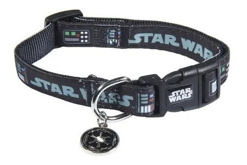 Collar Para Perro Star Wars Darth Vader Xxs- Xs Tamaño Del Collar Xxs- Xs Nombre Del Diseño Star Wars Color Darth Vader