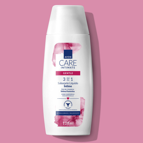 Jabón Líquido Íntimo Mini Gentle Avon Care Intimate - 125 Ml