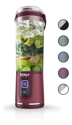 Licuadora Portátil Ninja Bc151cr Blast, Inalámbrica, 18 Oz.