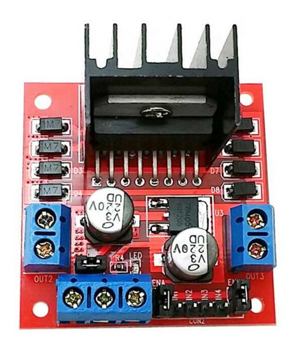 Imagen 2 de 4 de Doble Puente H Driver L298n Arduino Motor Arm Avr Educabot