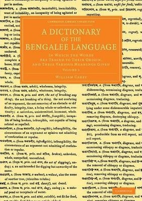 Libro A Dictionary Of The Bengalee Language : In Which Th...