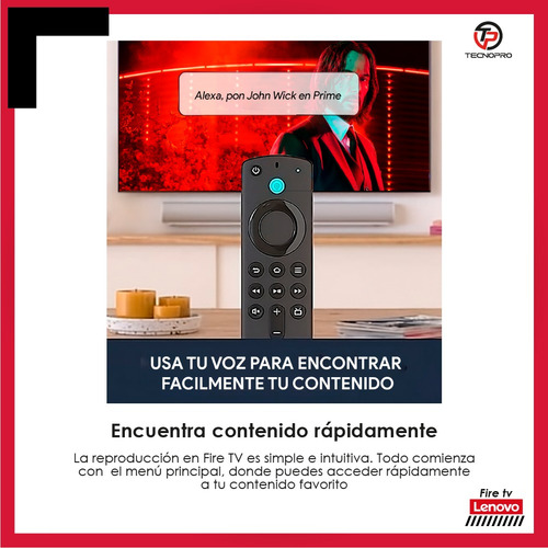 Amazon Fire Tv Stick 4k Comando Voz Original Sellado + Alexa