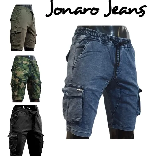 Bermudas elastizadas hombre hot sale
