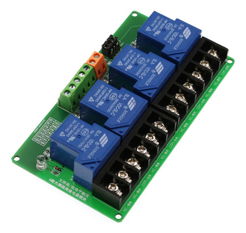 Modulo Rele 12v 30a Relay 4 Canales Optoacoplador Arduino