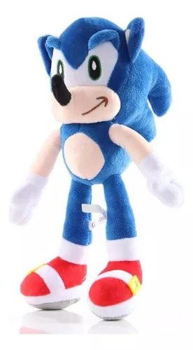 Kit 3 Boneco Pelúcia Turma Do Sonic 35 Cm Unisex Antialergic