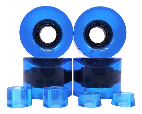 4 Ruedas Para Monopatín, Ruedas Para Longboard Azul Claro