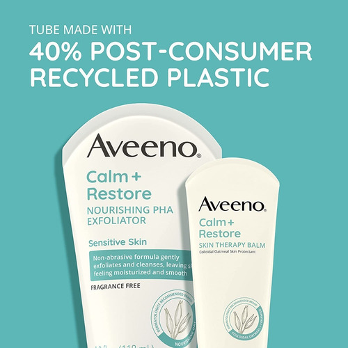 Aveeno Calm + Restore, Exfoliante Facial Nutritivo 118ml Tipo de piel Sensibles