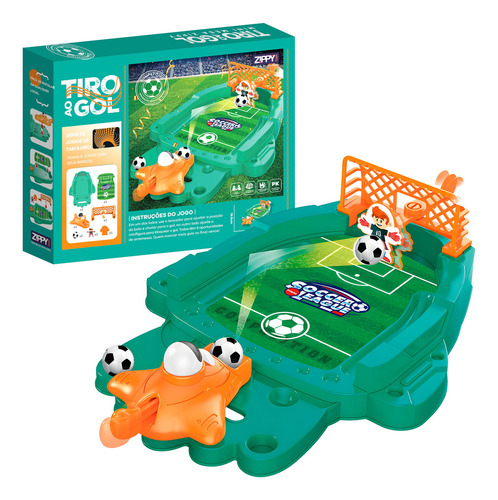 Jogo De Tabuleiro Tiro Ao Gol Futebol Infantil Zippy Toys
