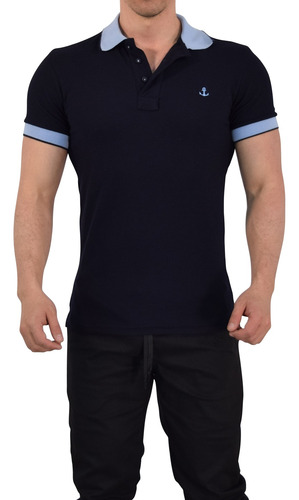 Playeras Polo John Leopard Ajuste Muscle Fit Stretch Trendy