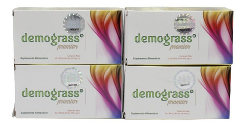 Demograss Premier 30 Caps De 500mg C/u (4 Cajas) Envio Hoy