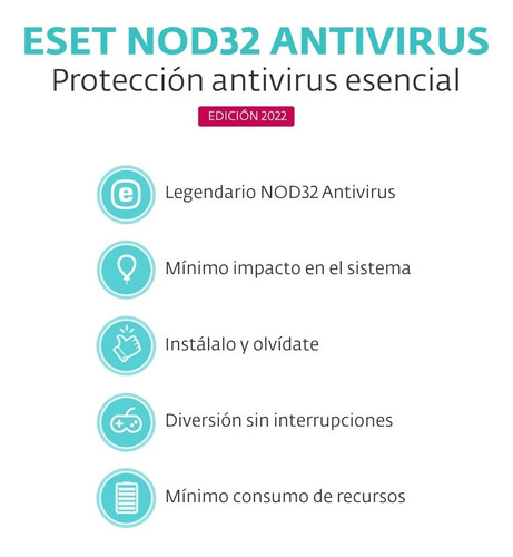 Imagen 3 de 7 de Eset® Nod32 Antivirus * Tienda Oficial Eset * 5 Pc - 1 Año