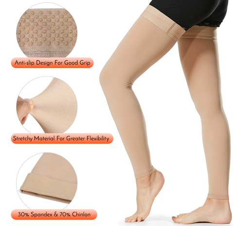 Calcetines De Compresión De 20 A 30 Mm De Alto Para Mujer, P