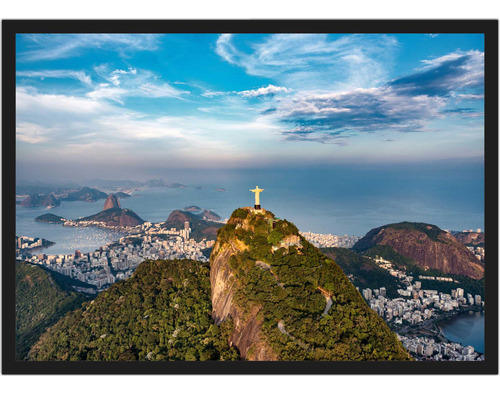 Quadro Decorativo Cidade Rio De Janeiro Cristo Redentor Rc05