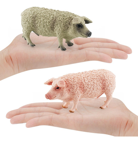 2 Juego De Figuritas De Cerdo, Colección De Regalos De