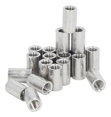 Tuerca De Conexión, 20 Piezas, Varilla Redonda De Acero Inox