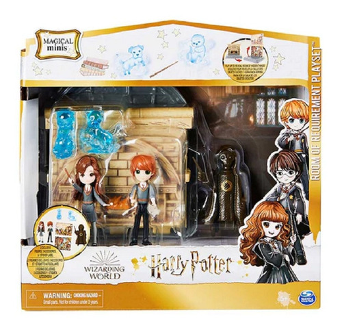 Harry Potter Set Mini Sala De Clases Hermione Y Ron