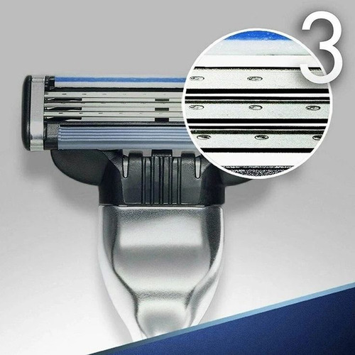 Repuestos Afeitar Gillette Mach3 C/4 Cartuchos