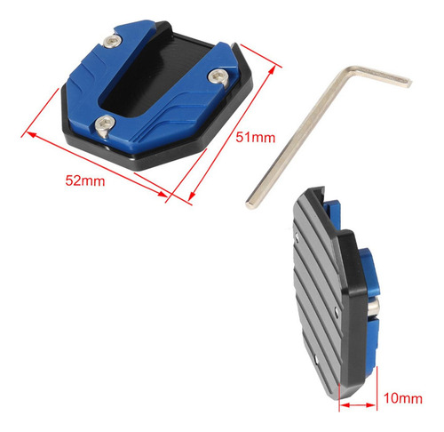 3 Almohadilla De Soporte Para Motocicleta, Extensión De