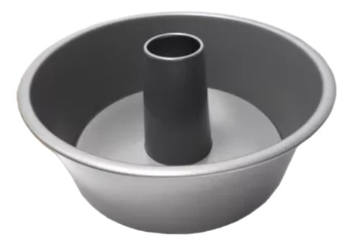 Molde Desmontable Acero Antiadherente Savarín Flan 26x11cm Color Gris
