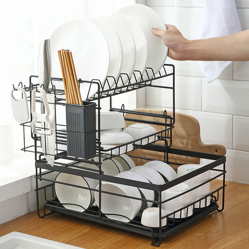 Organizador De Platos Para Cortar Y Almacenar 3 Platos Para