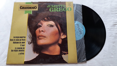 Juliette Greco Serie Grandioso 1980 Argentina Vinilo Nm+