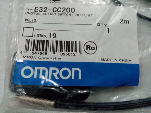Fibra Optica Omron Mod. E32-cc200 Para Switch Fotoeléctrico
