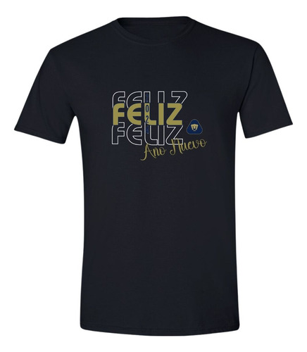 Jersey Playera Navideña Fútbol Pumas Unam Hombre Nuevo Año