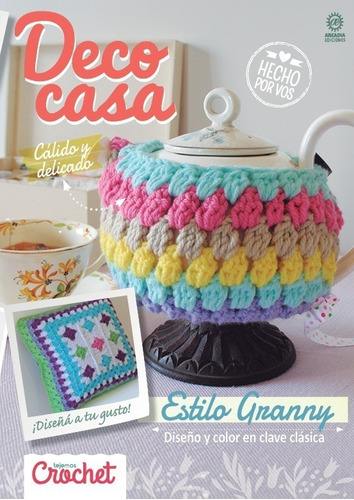 Revista Tejido Crochet Deco Hogar Estilo Granny Principiante