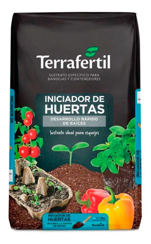 Sustrato Iniciador De Huertas Terrafertil 10 L