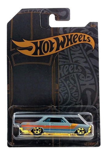 Veiculo Hot Wheels Satin E Cromado 63 Chevy 2 Mattel Ghh73