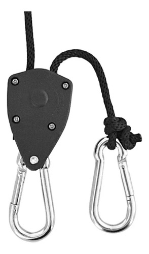 Colgador Ajustable Polley Heavy Trinquete Con Clip, 4 Piezas