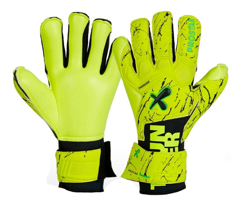 Guantes Arquero Prostar Thunder Semi Roll 4mm Negativo