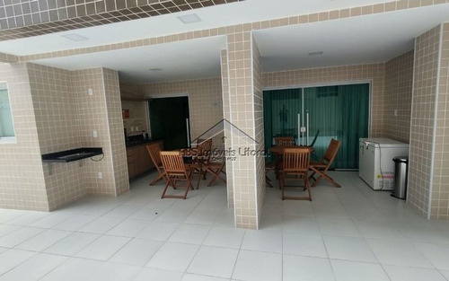 Imagem 4 de 15 de Apartamento 3 Dormitórios Na Vila Caiçara Em Praia Grande - Sp