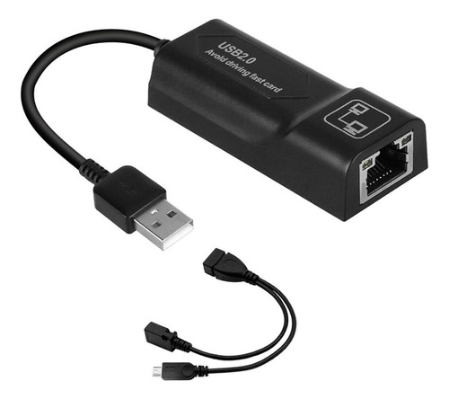 . Adaptador Sticks Usb Otg Cable 10/100mbps Compatible Con