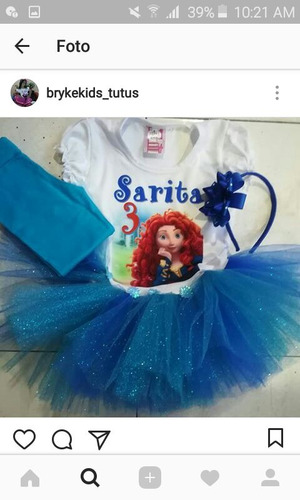 Conjunto Tutu Con Nombre Niña Pony Monster High Valiente