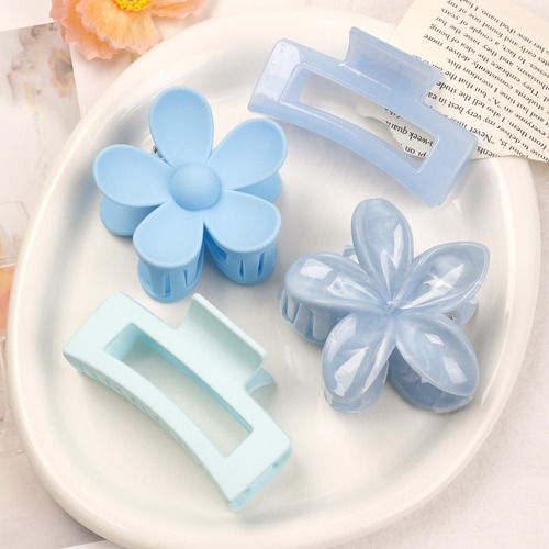 Juego De Pinzas Para El Cabello Garra Fuerte Para Mujer 4pc
