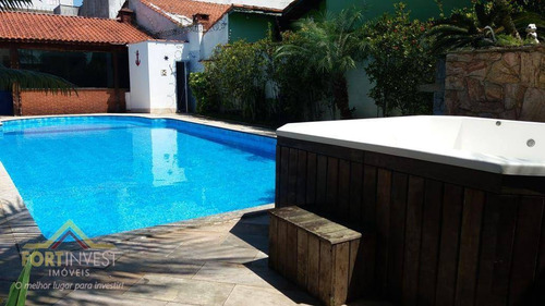 Imagem 9 de 30 de Lindissíma Casa Isolada De 506m² , 350mts Do Mar, Por R$ 1.300.000,00 - Ca0881