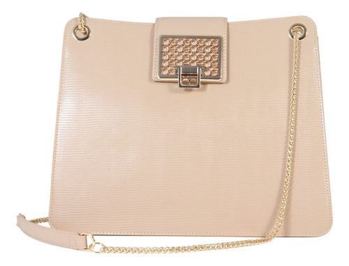 Bolsa de pele de animal Cloe Large Look para mulheres, cor marrom