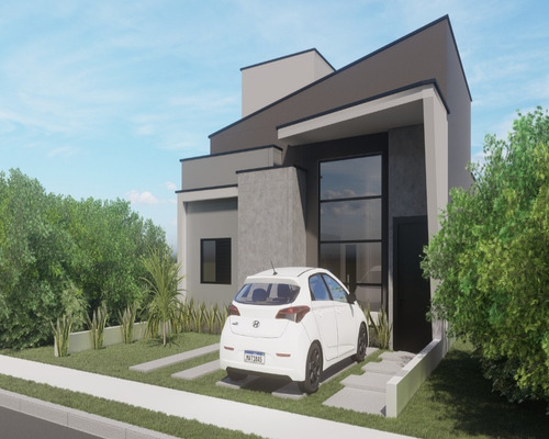 Imagem 4 de 7 de Casa 108m² 3 Dormitórios 1 Suíte Condomínio Terras De São Francisco Sorocaba - Ca00913 - 69784032