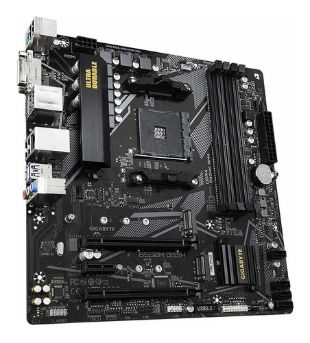 Imagen 2 de 4 de Motherboard Gigabyte B550m Ds3h 1.0 Am4 Ddr4 Ryzen