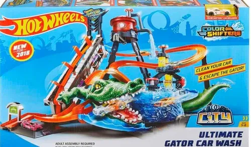 Padr sima Pista Autolavado Hot Wheels Mattel Ataque Lagarto