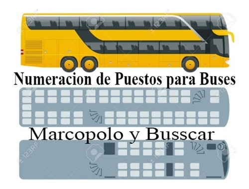 Numeracion De Puestos Para Buses Marcopolo Y Busscar