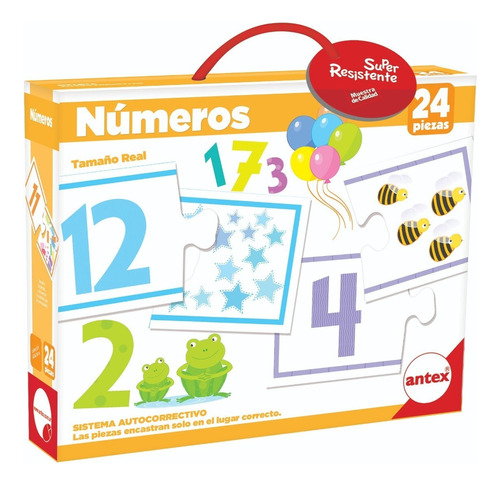 Rompezabezas Numeros Puzzle Didactico Infantil 1242 Antex