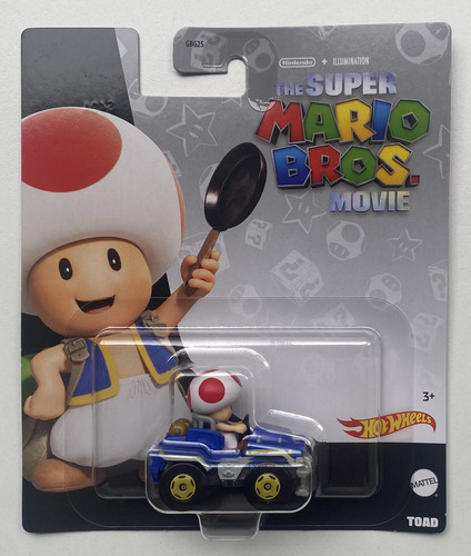 Hot Wheels Mario Kart - The Super Mario Bros Movie (toad)