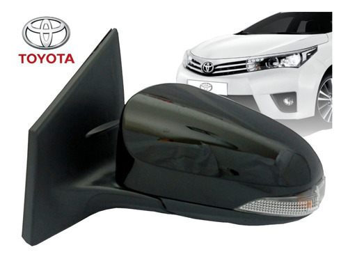 Retrovisor Izquier Con Luz Para Toyota Corolla Se / Xli 2015