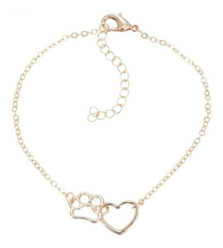 Pulseira Amor Pet (dourado/prateado)