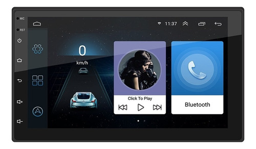 Radio Con Pantalla Android Táctil Gps Wifi 2 Din Auto